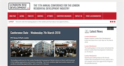 Desktop Screenshot of londonresidevelopment.com